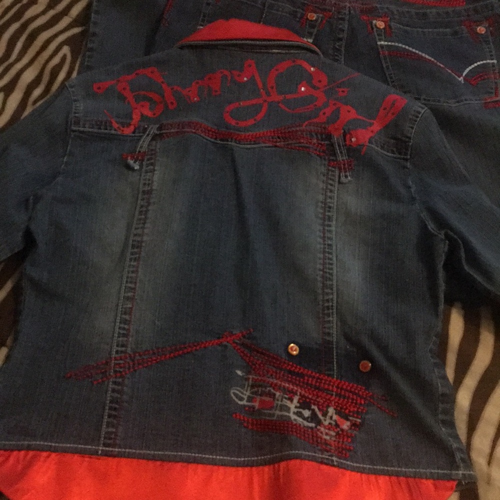 Johnny Girl Blue Jean Outfit